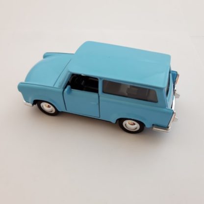 Modellauto 12cm Trabantkombi Trabantmodell Trabantmodellauto Blau Trabant 601 Kombi Metall – Bild 2