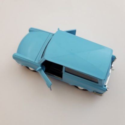 Modellauto 12cm Trabantkombi Trabantmodell Trabantmodellauto Blau Trabant 601 Kombi Metall – Bild 4